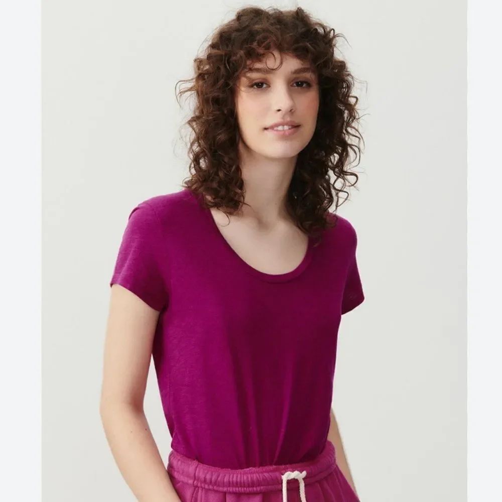American Vintage Jacksonville Tee in Vintage Grape sz. M